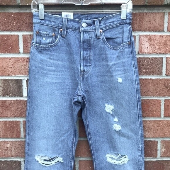 Levi’s 501 High Rise Straight Leg Jeans 24x30 NWT - Picture 3 of 16